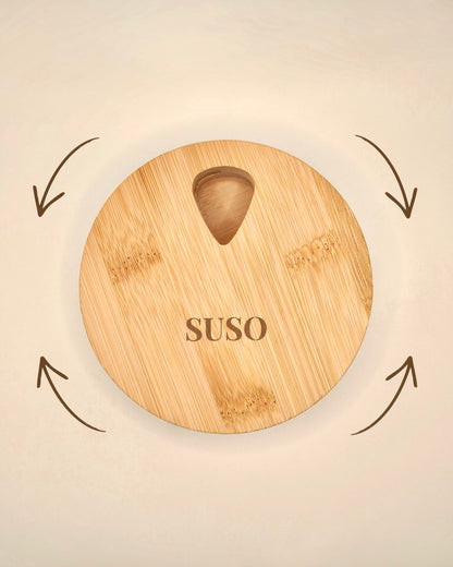 Bamboo supplement case